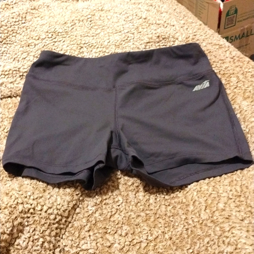Gray workout shorts